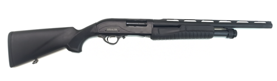 Stealth PA101 12ga Pump Action shotgun Synthetic 18"